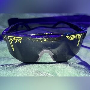 Black and Green Pit Viper Sunglasses